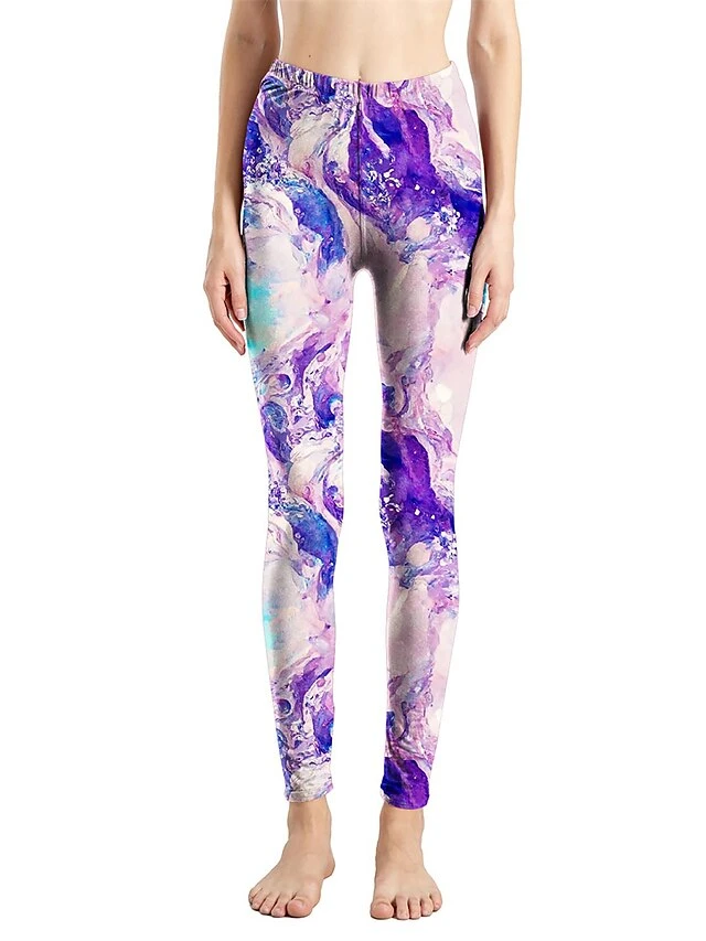 Women's Leggings Full Length Vacation Vintage Outdoor Daily 1209 Auspicious Pattern On Black Background 4648 Classical Ink Phoenix Flower One-Size Fall Winter 15 Women's Leggings Full Length Vacation Vintage Outdoor Daily 1209 Auspicious Pattern On Black Background 4648 Classical Ink Phoenix Flower One-Size Fall Winter - Image 15