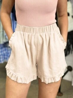 Women's Shorts Black Green Beige Fashion Casual Daily Ruffle Side Pockets Short Comfort Plain S M L XL 2XL 17 Women's Shorts Black Green Beige Fashion Casual Daily Ruffle Side Pockets Short Comfort Plain S M L XL 2XL -Outlet Suit Skirt Fit Store ajmyso1684310644300