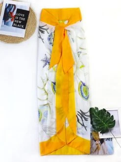 Women's Swimwear Tankini Monokini Bathing Suits Normal Swimsuit Ruched 2 Piece Floral Print Multicolor Yellow Padded Strap Bathing Suits New Hawaiian Sexy -Outlet Suit Skirt Fit Store bzwwvz1697082544649