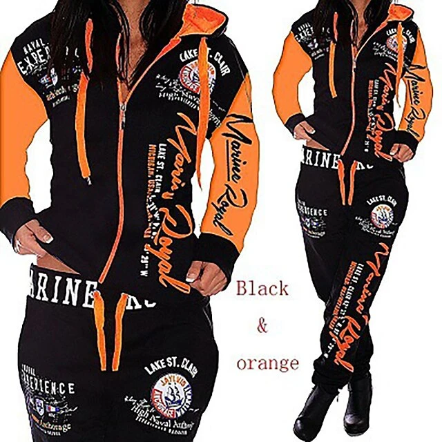 Women's Tracksuit Sweatsuit 2 Piece Full Zip Casual Winter Long Sleeve High Waist Breathable Soft Running Jogging Exercise Sportswear Activewear Graffiti Lake Blue Green Purple 9 Women's Tracksuit Sweatsuit 2 Piece Full Zip Casual Winter Long Sleeve High Waist Breathable Soft Running Jogging Exercise Sportswear Activewear Graffiti Lake Blue Green Purple - Image 9