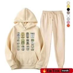 PICKLE Men's Women's Unisex Tracksuit Sweatsuit 2 Piece Athletic Winter Long Sleeve Thermal Warm Breathable Soft Fitness Gym Workout Running Sportswear Activewear Black White Yellow