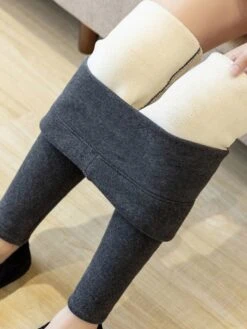 Women's Fleece Pants Tights Leggings Full Length Stretchy Mid Waist Fashion Tights Daily 1# 2# S M Fall & Winter 35 Women's Fleece Pants Tights Leggings Full Length Stretchy Mid Waist Fashion Tights Daily 1# 2# S M Fall & Winter -Outlet Suit Skirt Fit Store daoqhl1664529432506