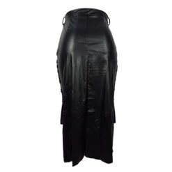 Women's Pencil Bodycon Work Skirts Faux Leather Black Red Wine Camel Skirts Xmas Business Elegant Christmas Office / Career S M L -Outlet Suit Skirt Fit Store dbralz1643101284665