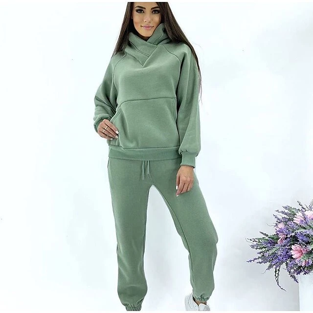 Women's Tracksuit Sweatsuit 2 Piece Athletic Winter Long Sleeve Thermal Warm Breathable Moisture Wicking Fitness Running Jogging Sportswear Activewear Solid Colored Black Pink Light Grey 6 Women's Tracksuit Sweatsuit 2 Piece Athletic Winter Long Sleeve Thermal Warm Breathable Moisture Wicking Fitness Running Jogging Sportswear Activewear Solid Colored Black Pink Light Grey - Image 6