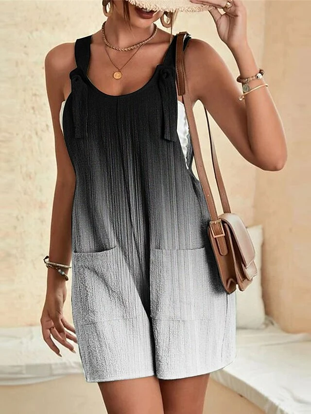 Jumpsuits For Women Summer Overall Print Floral Square Neck Streetwear Daily Vacation Casual Regular Fit Sleeveless Wine Red Royal Blue S M L 19 Jumpsuits For Women Summer Overall Print Floral Square Neck Streetwear Daily Vacation Casual Regular Fit Sleeveless Wine Red Royal Blue S M L - Image 19