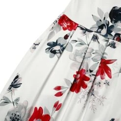 Women's Jumpsuit Lace Print Floral Crew Neck Elegant Daily Holiday Straight Regular Fit Sleeveless Beige White S M L Spring -Outlet Suit Skirt Fit Store dofyzi1662460277330