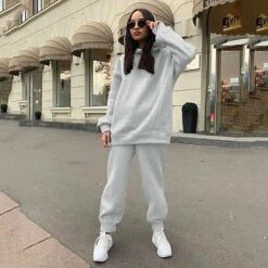 Women's Sweatsuit Activewear Set Yoga Set Winter Pocket Hooded Solid Color Tracksuit Green White Yoga Gym Workout Running Thermal Warm Sport Activewear / Athletic / Athleisure 31 Women's Sweatsuit Activewear Set Yoga Set Winter Pocket Hooded Solid Color Tracksuit Green White Yoga Gym Workout Running Thermal Warm Sport Activewear / Athletic / Athleisure -Outlet Suit Skirt Fit Store egccdx1686306118927