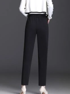 Women‘s Skinny Dress Pants Trousers Black Fashion Streetwear Street Casual Vacation Pocket Full Length Breathable Plain L XL 2XL 3XL 4XL 11 Women‘s Skinny Dress Pants Trousers Black Fashion Streetwear Street Casual Vacation Pocket Full Length Breathable Plain L XL 2XL 3XL 4XL -Outlet Suit Skirt Fit Store ehdfpl1692257390803
