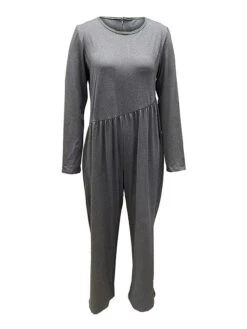 Women's Jumpsuit Pocket High Waist Solid Color Crew Neck Streetwear Street Daily Regular Fit Long Sleeve Black Yellow Red S M L Fall 18 Women's Jumpsuit Pocket High Waist Solid Color Crew Neck Streetwear Street Daily Regular Fit Long Sleeve Black Yellow Red S M L Fall -Outlet Suit Skirt Fit Store ehkthe1692269100586