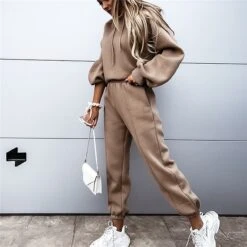 Women's Tracksuit Sweatsuit 2 Piece Casual Long Sleeve Breathable Quick Dry Moisture Wicking Gym Workout Running Jogging Sportswear Activewear Solid Colored Black White Green -Outlet Suit Skirt Fit Store fabhdw1692181753344