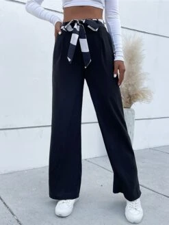 Women‘s Wide Leg Chinos Dress Pants Trousers Full Length Fashion Streetwear Street Daily Black S M Fall Winter 11 Women‘s Wide Leg Chinos Dress Pants Trousers Full Length Fashion Streetwear Street Daily Black S M Fall Winter -Outlet Suit Skirt Fit Store fbhtie1693380710738