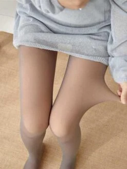 Women's Fleece Pants Tights Pantyhose Fleece Lined Winter Tights Butt Lift Leg Shaping High Elasticity Stirrup Black-Pantyhose Grey-pantyhose Coffee-pantyhose One-Size