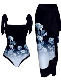 Women's Swimwear One Piece Beach Bottom Normal Swimsuit 2 Piece Printing Tie Dye Floral Black Light Green Blue Dark Green Green Bodysuit Bathing Suits Sports Beach Wear Summer 8 Women's Swimwear One Piece Beach Bottom Normal Swimsuit 2 Piece Printing Tie Dye Floral Black Light Green Blue Dark Green Green Bodysuit Bathing Suits Sports Beach Wear Summer -Outlet Suit Skirt Fit Store gbqoab1685003292551