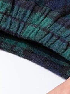 Women's Skirt A Line Swing Long Plaid Print Skirt Maxi Red Navy Blue Skirts Fall & Winter High Waist Fashion Xmas Elegant Christmas Street S M L -Outlet Suit Skirt Fit Store gjehxz1693380759746