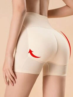 Women's Scrunch Butt Shorts Shapewear Black Apricot High Waist Basic Casual Comfort Daily Gym High Elasticity Short Tummy Control Plain S M L XL