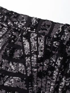 Women's Bootcut Bell Bottom Pants Trousers Full Length Sequins Micro-elastic High Waist Fashion Streetwear Party Street Silver Black Gold S M Summer Fall -Outlet Suit Skirt Fit Store gyqqpb1693295369517