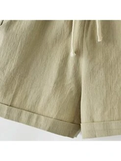 Women's Slacks Sunday Shorts Cotton Blend Light Blue Pink ArmyGreen Mid Waist Vacation Casual Work Beach Pocket Micro-elastic Knee Length Lightweight Solid Color S M L XL 2XL / Loose Fit 38 Women's Slacks Sunday Shorts Cotton Blend Light Blue Pink ArmyGreen Mid Waist Vacation Casual Work Beach Pocket Micro-elastic Knee Length Lightweight Solid Color S M L XL 2XL / Loose Fit -Outlet Suit Skirt Fit Store hbrebg1644225210549