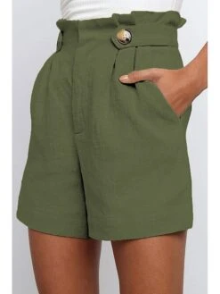 Women's Wide Leg Shorts Apricot Black Army Green Fashion Casual Daily Side Pockets Wide Leg Short Comfort Plain S M L XL 2XL -Outlet Suit Skirt Fit Store hjuvaz1684986420945