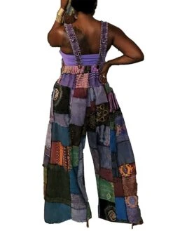 Women's Overall Patchwork Pocket Color Block V Neck Active Street Daily Regular Fit Sleeveless Blue Purple Green S M L Summer -Outlet Suit Skirt Fit Store iaegwe1695368136690