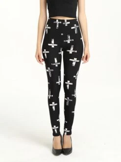 Women's Camouflage Leggings Full Length Active Fashion Outdoor Daily White And Green Camouflageyellow And Green One-Size Fall Winter -Outlet Suit Skirt Fit Store idwjwa1696315867366