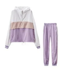 Women's Tracksuit 2 Piece Casual Long Sleeve Breathable Quick Dry Moisture Wicking Gym Workout Running Jogging Sportswear Activewear Color Block Violet Black Pink 19 Women's Tracksuit 2 Piece Casual Long Sleeve Breathable Quick Dry Moisture Wicking Gym Workout Running Jogging Sportswear Activewear Color Block Violet Black Pink -Outlet Suit Skirt Fit Store ifncxr1692412948137