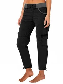 Women's Cargo Pants Pants Trousers Full Length Cotton Pocket Micro-elastic Mid Waist Fashion Streetwear Street Daily Dark Brown Peacock Blue S M Summer Fall 12 Women's Cargo Pants Pants Trousers Full Length Cotton Pocket Micro-elastic Mid Waist Fashion Streetwear Street Daily Dark Brown Peacock Blue S M Summer Fall -Outlet Suit Skirt Fit Store inlgnn1691047630522