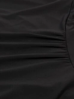 Women's Skirt Asymmetrical Polyester Lace Over Charmeuse Black Red Navy Blue Skirts Winter Ruffle Drawstring Side Button High Waist Steampunk® Retro Gothic Carnival Costumes Ladies Christmas -Outlet Suit Skirt Fit Store itwjmp1635224766953