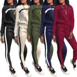 Women's Tracksuit Sweatsuit Patchwork 2 Piece Street Winter Long Sleeve Breathable Lightweight Soft Fitness Gym Workout Running Sportswear Activewear Color Block Black Army Green Burgundy 16 Women's Tracksuit Sweatsuit Patchwork 2 Piece Street Winter Long Sleeve Breathable Lightweight Soft Fitness Gym Workout Running Sportswear Activewear Color Block Black Army Green Burgundy -Outlet Suit Skirt Fit Store ivlu1588907959075