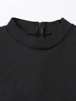 Women's Swimwear Rash Guard Diving Plus Size Swimsuit UV Protection Quick Dry Zipper For Big Busts Solid Color Black High Neck Bathing Suits Sports Holiday Summer / New / Padless 22 Women's Swimwear Rash Guard Diving Plus Size Swimsuit UV Protection Quick Dry Zipper For Big Busts Solid Color Black High Neck Bathing Suits Sports Holiday Summer / New / Padless -Outlet Suit Skirt Fit Store jaohvr1644217296725