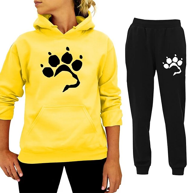 Women's Tracksuit Sweatsuit 2 Piece Casual Winter Long Sleeve Breathable Quick Dry Moisture Wicking Gym Workout Running Jogging Sportswear Activewear Light Yellow Violet Black 7 Women's Tracksuit Sweatsuit 2 Piece Casual Winter Long Sleeve Breathable Quick Dry Moisture Wicking Gym Workout Running Jogging Sportswear Activewear Light Yellow Violet Black - Image 7