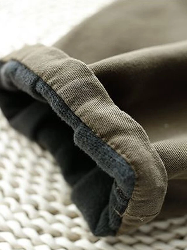 Women's Baggy Harem Pants Full Length Baggy Micro-elastic Fashion Streetwear Outdoor Street Thickened Black Fleece Ginger Yellow Plus Velvet Thick L 100-115 Catties XL 115-130 Catties Fall Winter 9 Women's Baggy Harem Pants Full Length Baggy Micro-elastic Fashion Streetwear Outdoor Street Thickened Black Fleece Ginger Yellow Plus Velvet Thick L 100-115 Catties XL 115-130 Catties Fall Winter - Image 9