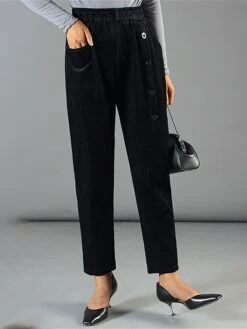 Women's Fleece Pants Pants Trousers Harem Pants Wine Black Coffee Fashion Streetwear Daily Daily Wear Vacation Pocket Full Length Breathability Plain XL 2XL 3XL 4XL 5XL 12 Women's Fleece Pants Pants Trousers Harem Pants Wine Black Coffee Fashion Streetwear Daily Daily Wear Vacation Pocket Full Length Breathability Plain XL 2XL 3XL 4XL 5XL -Outlet Suit Skirt Fit Store kgqfoj1691644089541