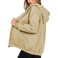 Women's Hoodie Jacket Full Zip Hoodie Solid Color Sport Athleisure Shirt Long Sleeve Warm Breathable Soft Comfortable Everyday Use Casual Athleisure Daily Activewear Outdoor / Winter 23 Women's Hoodie Jacket Full Zip Hoodie Solid Color Sport Athleisure Shirt Long Sleeve Warm Breathable Soft Comfortable Everyday Use Casual Athleisure Daily Activewear Outdoor / Winter -Outlet Suit Skirt Fit Store lcqwfx1656036186565