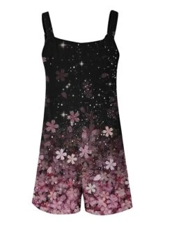 Jumpsuits For Women Summer Overall Print Floral Square Neck Streetwear Daily Vacation Casual Regular Fit Sleeveless Wine Red Royal Blue S M L 31 Jumpsuits For Women Summer Overall Print Floral Square Neck Streetwear Daily Vacation Casual Regular Fit Sleeveless Wine Red Royal Blue S M L -Outlet Suit Skirt Fit Store likzgv1683106435324