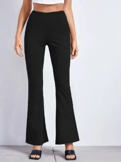 Women's Bell Bottom Pants Trousers Black Rainbow Rose Red Mid Waist Fashion Streetwear Party Street Daily Print Micro-elastic Full Length Comfort Floral S M L XL 2XL 12 Women's Bell Bottom Pants Trousers Black Rainbow Rose Red Mid Waist Fashion Streetwear Party Street Daily Print Micro-elastic Full Length Comfort Floral S M L XL 2XL -Outlet Suit Skirt Fit Store lywxzq1691047623740