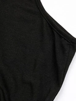 Women's Jumpsuit Backless Pocket Solid Color V Neck Streetwear Street Daily Regular Fit Sleeveless Black S M L Summer -Outlet Suit Skirt Fit Store mgiqmj1686822900621