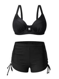 Women's Swimwear Bikini 2 Piece Normal Swimsuit Lace Up 2 Piece Push Up Sexy Color Block Black Yellow Pink Orange Halter Bathing Suits Sexy Active Beach Wear 27 Women's Swimwear Bikini 2 Piece Normal Swimsuit Lace Up 2 Piece Push Up Sexy Color Block Black Yellow Pink Orange Halter Bathing Suits Sexy Active Beach Wear -Outlet Suit Skirt Fit Store mhpwnn1656483426702