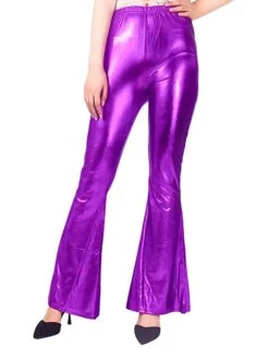 Women's Bell Bottom Leather Pants Pants Trousers Full Length Fashion Streetwear Party Outdoor Silver Lake Blue S M Fall Winter 14 Women's Bell Bottom Leather Pants Pants Trousers Full Length Fashion Streetwear Party Outdoor Silver Lake Blue S M Fall Winter -Outlet Suit Skirt Fit Store mxjeti1694656050126