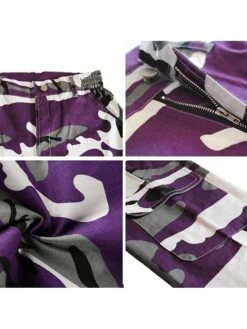 Women's Cargo Pants Joggers Pants Trousers Full Length Side Pockets Micro-elastic Mid Waist Basic Hip-Hop Leisure Sports Weekend Pink Wine S M Spring &Fall -Outlet Suit Skirt Fit Store njyvkr1646650507205