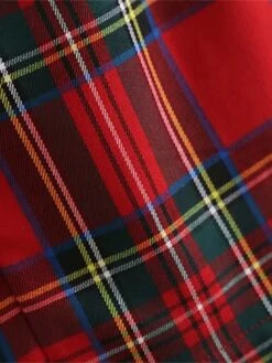 Women's Skirt Bodycon Christmas Plaid Skirt Mini Red Skirts Fall & Winter Split Ends Print Fashion Sexy Street Daily S M -Outlet Suit Skirt Fit Store nmpzry1697173659119