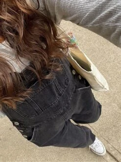 Women‘s Overall Button Pocket Solid Color SDenim Quare Neck Streetwear Daily Vacation Regular Fit Sleeveless Black M L XL Summer -Outlet Suit Skirt Fit Store nymwhq1690941120677