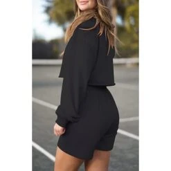 Women's Tracksuit Sweatsuit 2 Piece Athletic Breathable Lightweight Soft Fitness Running Training Sportswear Activewear Solid Colored Black White Pink -Outlet Suit Skirt Fit Store osdnen1676360774009