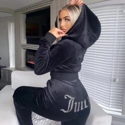 Women's Tracksuit Sweatsuit 2 Piece Casual Winter Long Sleeve Thermal Warm Breathable Moisture Wicking Fitness Running Jogging Sportswear Activewear Black Gray Rosy Pink / Hoodie / Track Pants