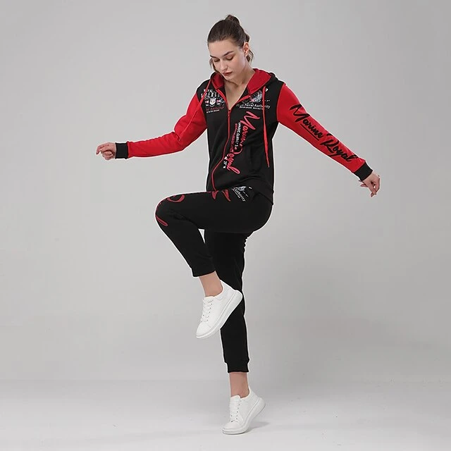 Women's Tracksuit Sweatsuit 2 Piece Full Zip Casual Winter Long Sleeve High Waist Breathable Soft Running Jogging Exercise Sportswear Activewear Graffiti Lake Blue Green Purple 13 Women's Tracksuit Sweatsuit 2 Piece Full Zip Casual Winter Long Sleeve High Waist Breathable Soft Running Jogging Exercise Sportswear Activewear Graffiti Lake Blue Green Purple - Image 13