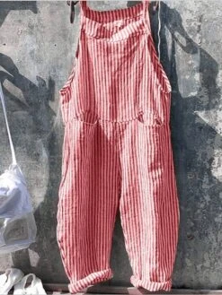 Women's Overalls Cotton Blend Black Yellow Red Streetwear Casual Lounge Daily Vacation Going Out Pocket Print Micro-elastic Full Length Plaid L XL XXL 3XL -Outlet Suit Skirt Fit Store qenobx1647491200484