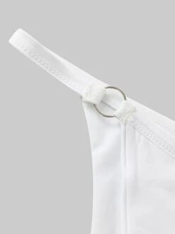 Women's Swimwear Bikini 2 Piece Normal Swimsuit Lace Up Slim Sexy Solid Color Black White Yellow Orange Bathing Suits Sexy Sports Beach Wear -Outlet Suit Skirt Fit Store qmdkyo1653474537676