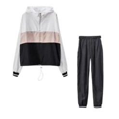 Women's Tracksuit 2 Piece Casual Long Sleeve Breathable Quick Dry Moisture Wicking Gym Workout Running Jogging Sportswear Activewear Color Block Violet Black Pink 15 Women's Tracksuit 2 Piece Casual Long Sleeve Breathable Quick Dry Moisture Wicking Gym Workout Running Jogging Sportswear Activewear Color Block Violet Black Pink -Outlet Suit Skirt Fit Store qskoil1692412946850