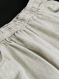 Women's Chinos Baggy Cropped Pants Ankle-Length Cotton Lace Embroidered Micro-elastic Mid Waist Vacation Fashion Vacation Going Out Black White M L Summer Fall -Outlet Suit Skirt Fit Store rdfojj1689924798948