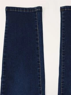 Women's Jeans Slim Pants Trousers Full Length Fashion Streetwear Street Daily Black Dark Blue S M Fall Winter -Outlet Suit Skirt Fit Store rskqpy1693986769457