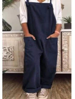 Women's Baggy Cotton Black Khaki Dark Blue Streetwear Basic Back To School Vacation Weekend Print Micro-elastic Solid Colored S M L XL XXL -Outlet Suit Skirt Fit Store rtvmgx1648807158870